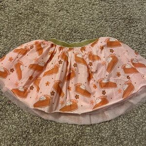 Wink Pink Skirt with White Waistband